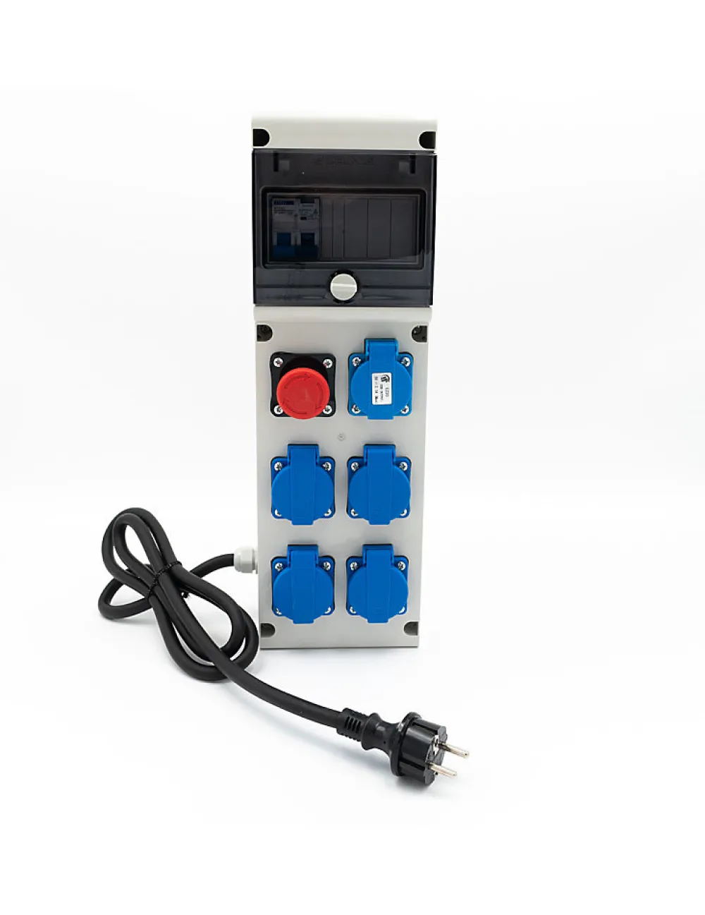 Carré Rouge Tableau Électrique Pré-Équipé-Coffret De Distribution Sur Prises 230v Avec Sortie Usb