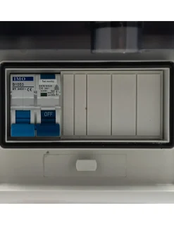 Carré Rouge Tableau Électrique Pré-Équipé-Coffret De Distribution Sur Prises 230v Avec Sortie Usb