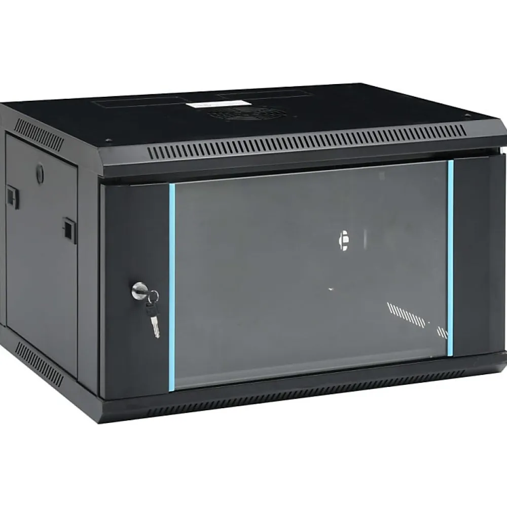 Vidaxl Câble Et Connectique Réseau-Coffret de réseau mural 6U 19 IP20 600x450x375 mm