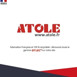 Atole Porte Et Cache Tableau Électrique-Coffret d'habillage en acier avec clé pour tableaux électriques double - H 54 x L 58,5 x P 16 cm - Réf. RCH2T416GSS