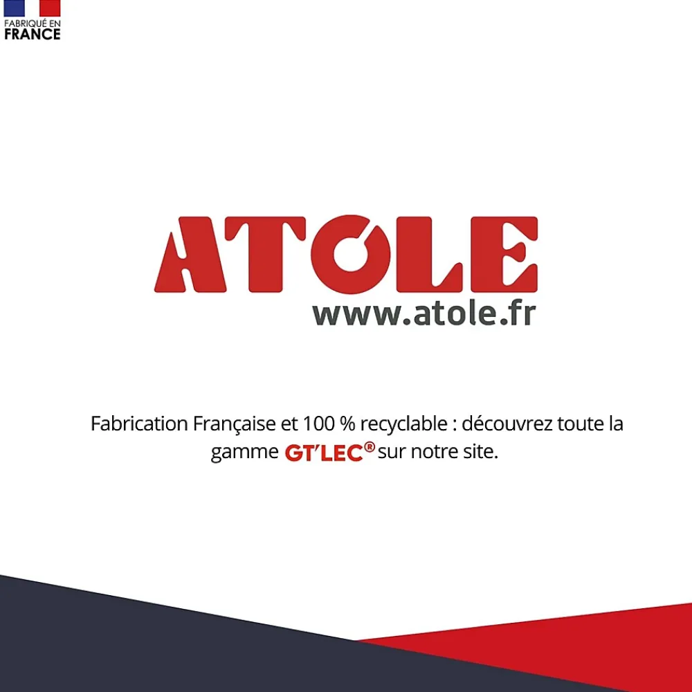 Atole Porte Et Cache Tableau Électrique-Coffret d'habillage 13 modules en acier blanc avec serrure à clef - H 1040 x L 340 x P 140 mm - Réf. RCH500GSS