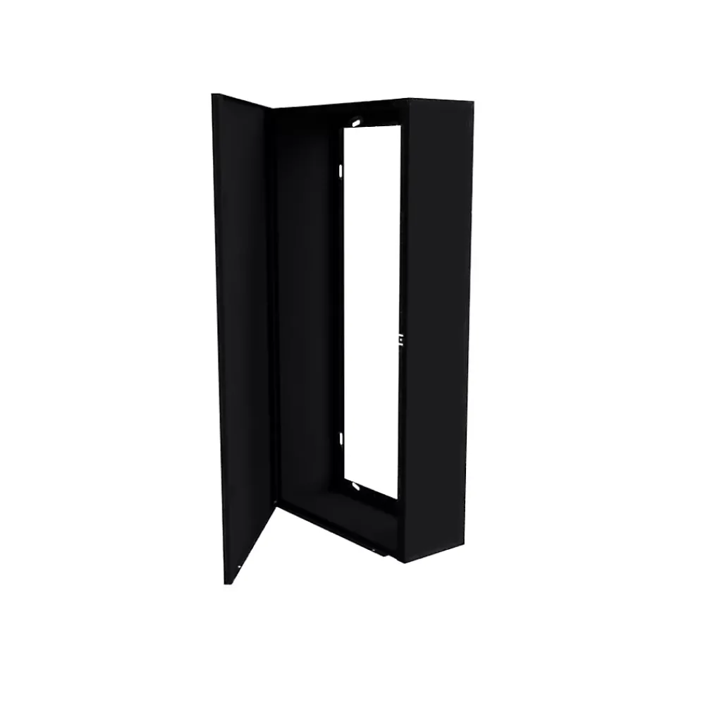 Atole Coffret d'habillage 13 modules en acier noir pour tableaux éléctriques - H 670 x L 340 x P 140 mm - Réf. RCH200NR