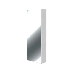 Atole Coffret d'habillage 13 modules en acier blanc avec porte miroir - H 79 x L 34 x P 14,5 cm - Réf. RCH300MIR