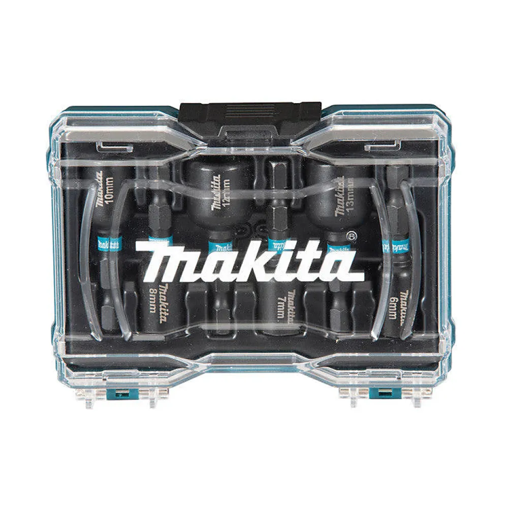 Makita Douille Électrique-Coffret 6 douilles à queue Impact E-15768 BLACK