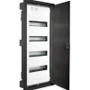 Solera Coffret encastré anthracite 4 rangées