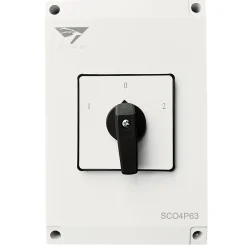 Imo Autre Commande Modulaire-Coffret Inverseur De Source Manuel 63a Monophasé Ou Triphasé Pour Groupe électrogène - Avec Position 0