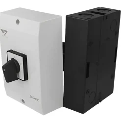 Imo Autre Commande Modulaire-Coffret Inverseur De Source Manuel 40a Monophasé Ou Triphasé Pour Groupe électrogène - Avec Position 0