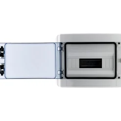 Zenitech Tableau Électrique Pré-Équipé-Coffret IP65 8 modules + accessoires