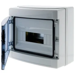 Zenitech Tableau Électrique Pré-Équipé-Coffret IP65 8 modules + accessoires