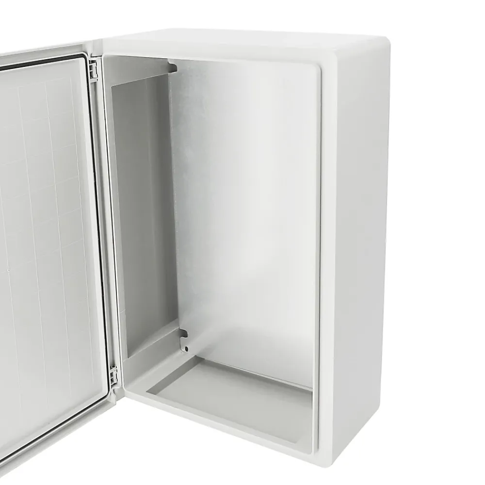 Horoz Electric Coffret électrique ABS 400 x 600 x 200 mm Tableau électrique nu avec plaque de montage galvanisée, HOROZ