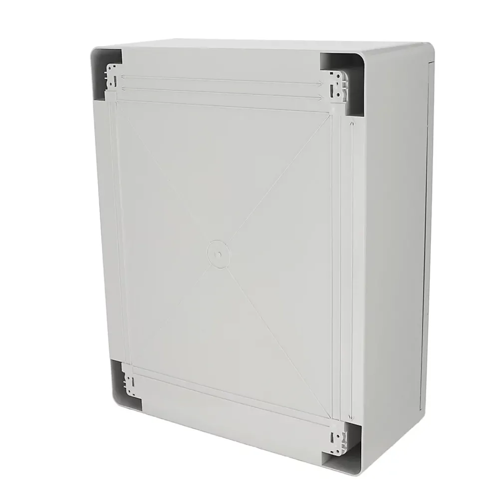 Horoz Electric Tableau Électrique Nu-Coffret électrique ABS 400 x 500 x 180 mm Tableau électrique nu avec plaque de montage galvanisée, HOROZ