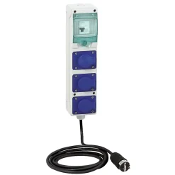 Schneider Electric Tableau Électrique Pré-Équipé-Coffret électrique de chantier pré-équipé et pré-câblé 4 prises 16A Kaedra
