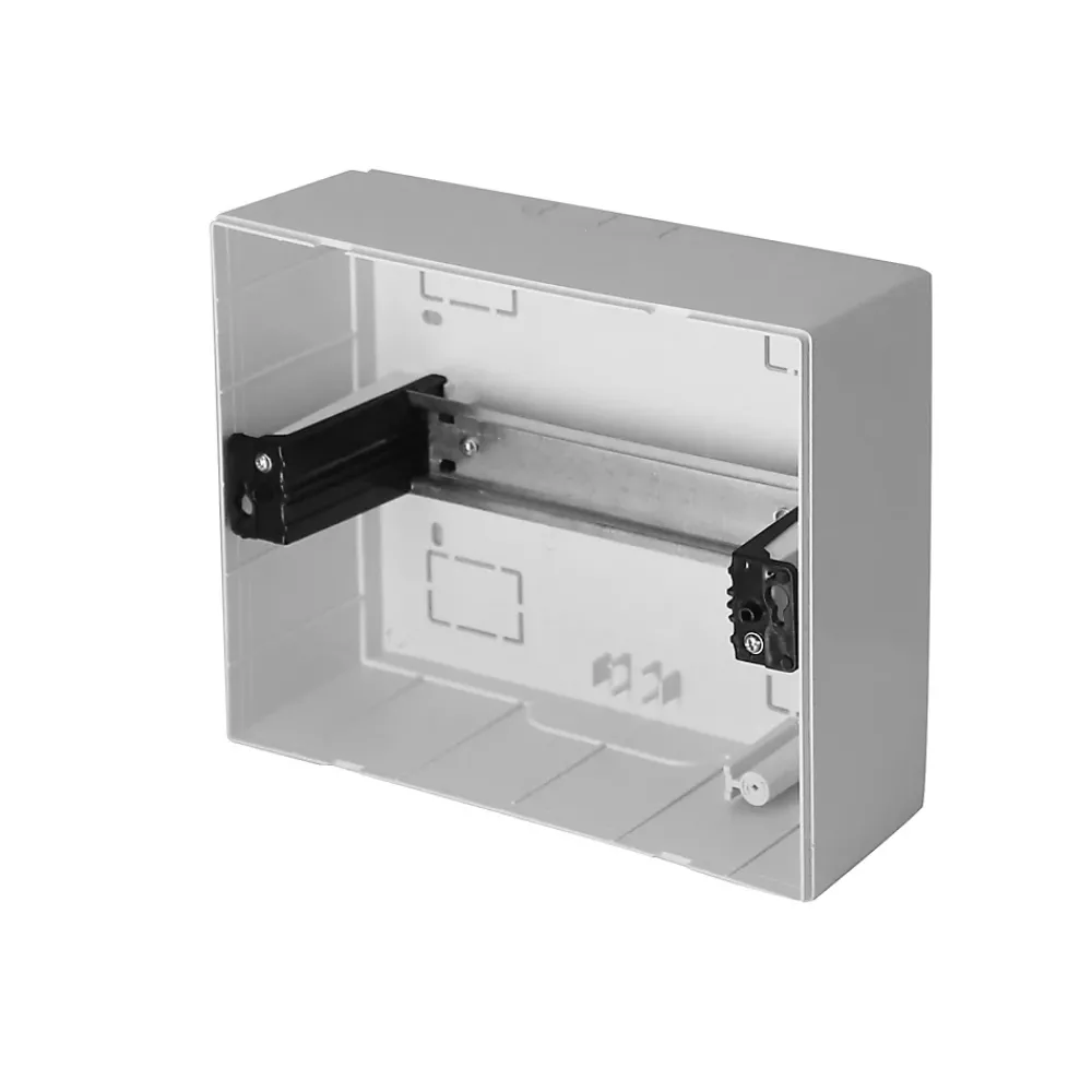 Horoz Electric Coffret électrique en saillie 8 modules Tableau électrique nu blanc fumé, 215,5 x 173,5 x 104,5 mm, HOROZ