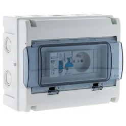 Zenitech Coffret électrique IP65 8 modules + accessoires