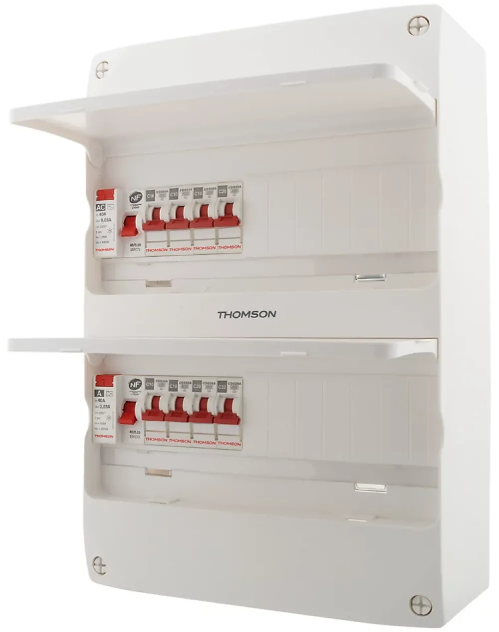 Coffret électrique 2 rangées 26 modules T1/T2 Thomson