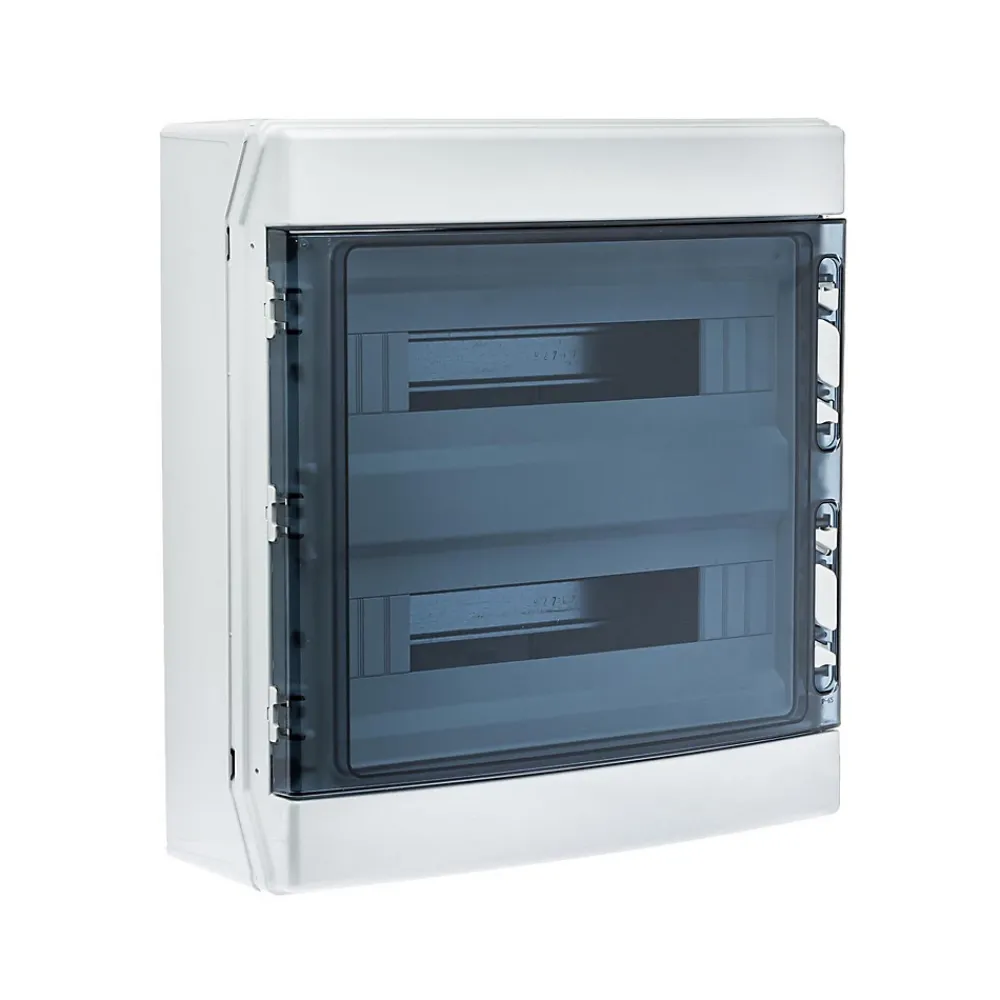 Ide Tableau Électrique Nu-Coffret électrique étanche Pour L'extérieur Ip65 - 2 Rangées De 18 Modules - Hxlxp 436x418x148mm Ecology