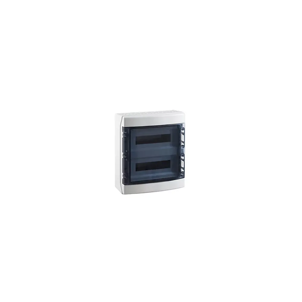 Ide Tableau Électrique Nu-Coffret électrique étanche Pour L'extérieur Ip65 - 2 Rangées De 18 Modules - Hxlxp 436x418x148mm Ecology