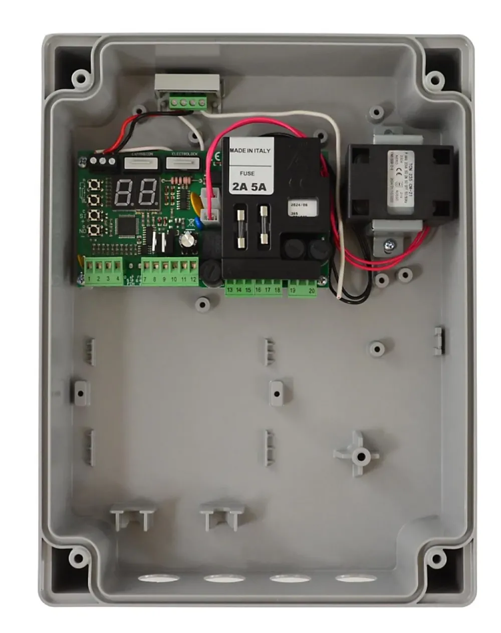 Proteco Coffret Q60 A / Q60AR / Q60RA complet pour portail à battants en 230V - 1483