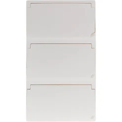 Zenitech Tableau Électrique Pré-Équipé-Coffret T5 39 modules + 13 disj + 3 interrupteurs