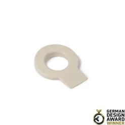 Coin de porte lock Rei sable ⌀8,2x H.1,5 cm