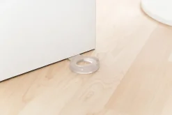 Arrêt De Porte-Coin de porte lock Rei transparent ⌀8,2x H.1,5 cm