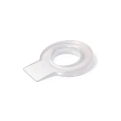 Arrêt De Porte-Coin de porte lock Rei transparent ⌀8,2x H.1,5 cm