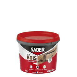 Sader Colle-Colle Bois Prise Rapide Transparente 650 g
