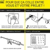 UHU Colle-Colle à bois sans PU , cartouche 380g
