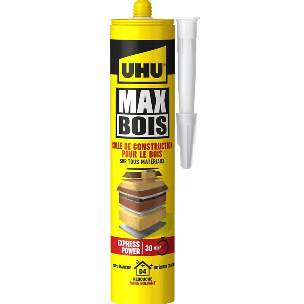 UHU Colle-Colle à bois sans PU , cartouche 380g