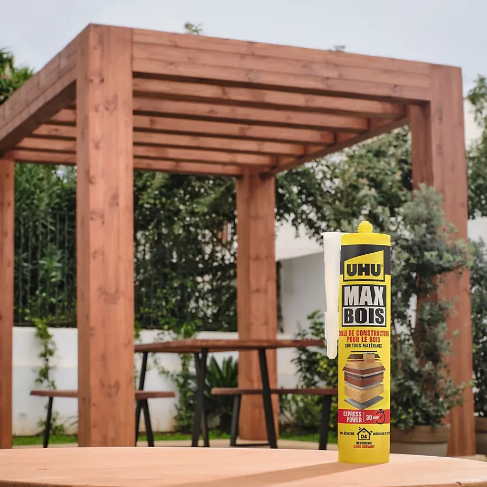 UHU Colle-Colle à bois sans PU , cartouche 380g