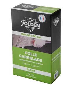 Volden Colle Carrelage-Colle carrelage sol int/ext et mur intérieur blanc C2E 5kg