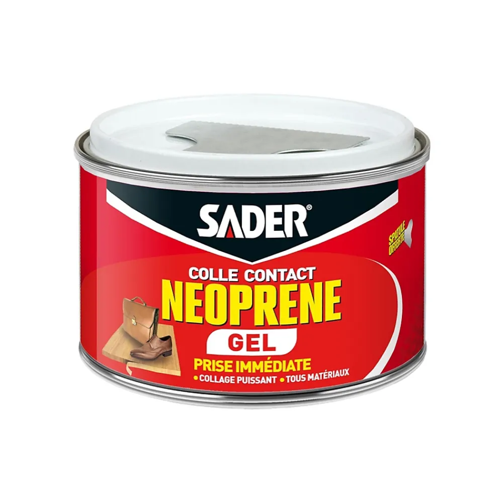 Sader Colle contact néoprène en gel tous matériaux pot de 250 ml