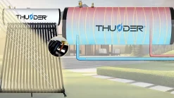 Thunder Panneau Solaire À Composer-Collecteur pressionnel avec réservoir 200L 1 pièce.