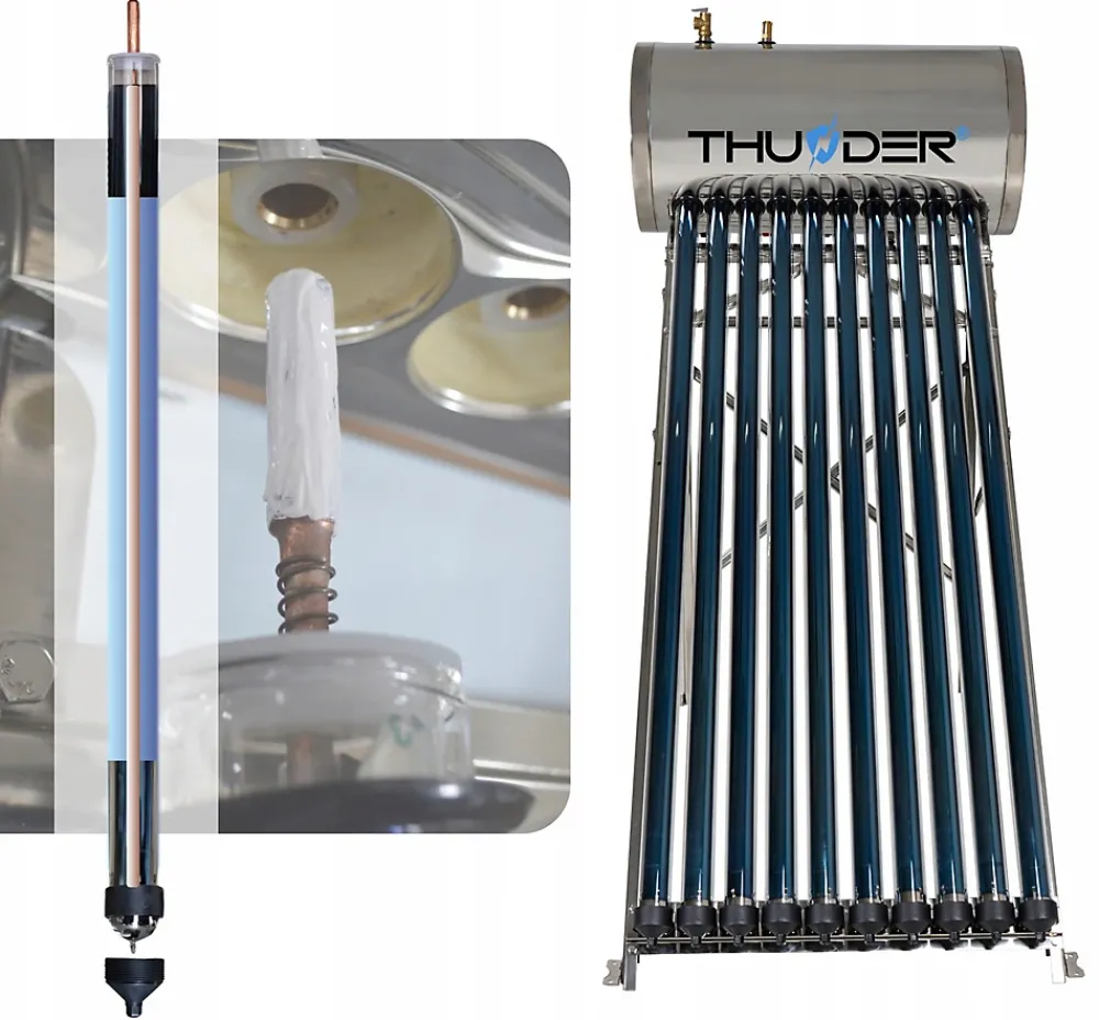 Thunder Panneau Solaire À Composer-Collecteur pressurisé avec réservoir 100L 1 pièce.