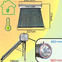 Thunder Collecteur pressurisé avec réservoir 300L 1 pièce.