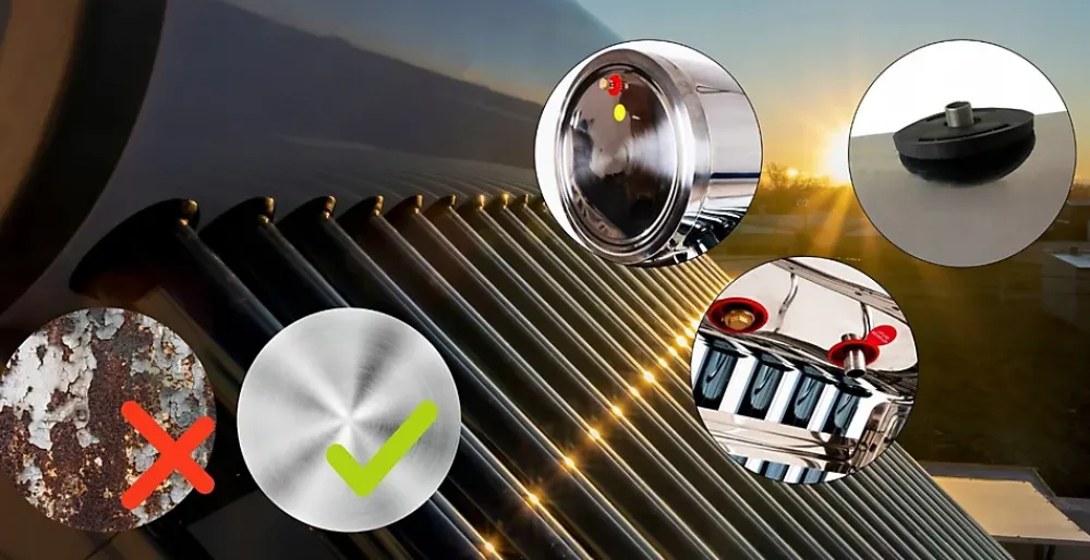 Thunder Panneau Solaire À Composer-Collecteur solaire non pressurisé avec réservoir 200L 1 pièce.