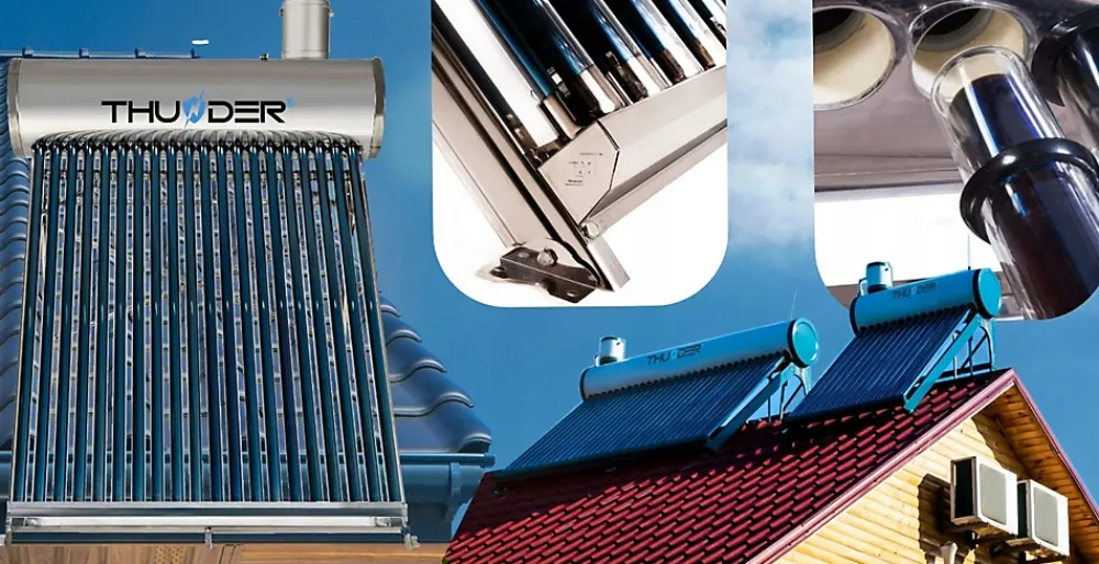 Thunder Panneau Solaire À Composer-Collecteur solaire non pressurisé avec réservoir 200L 1 pièce.