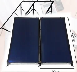 Thunder Panneau Solaire À Composer-Collecteur solaire plat 2x 2,5m 1 pièce.