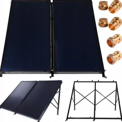 Thunder Panneau Solaire À Composer-Collecteur solaire plat 2x 2,5m 1 pièce.