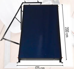 Thunder Collecteur solaire plat 2,5m 1 pièce.