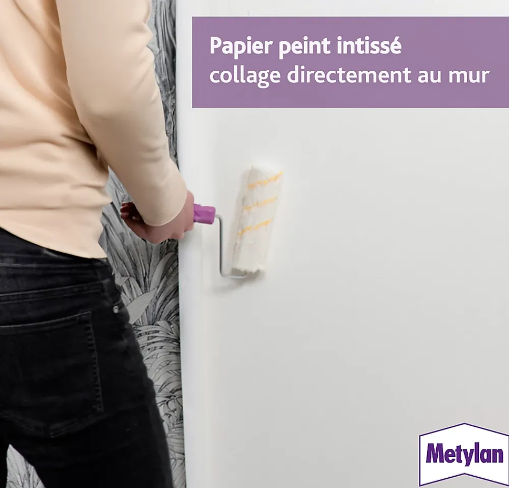 Metylan Colle en poudre - adaptée pour tout papiers peints - surface de couverture 35 m² - 1692620