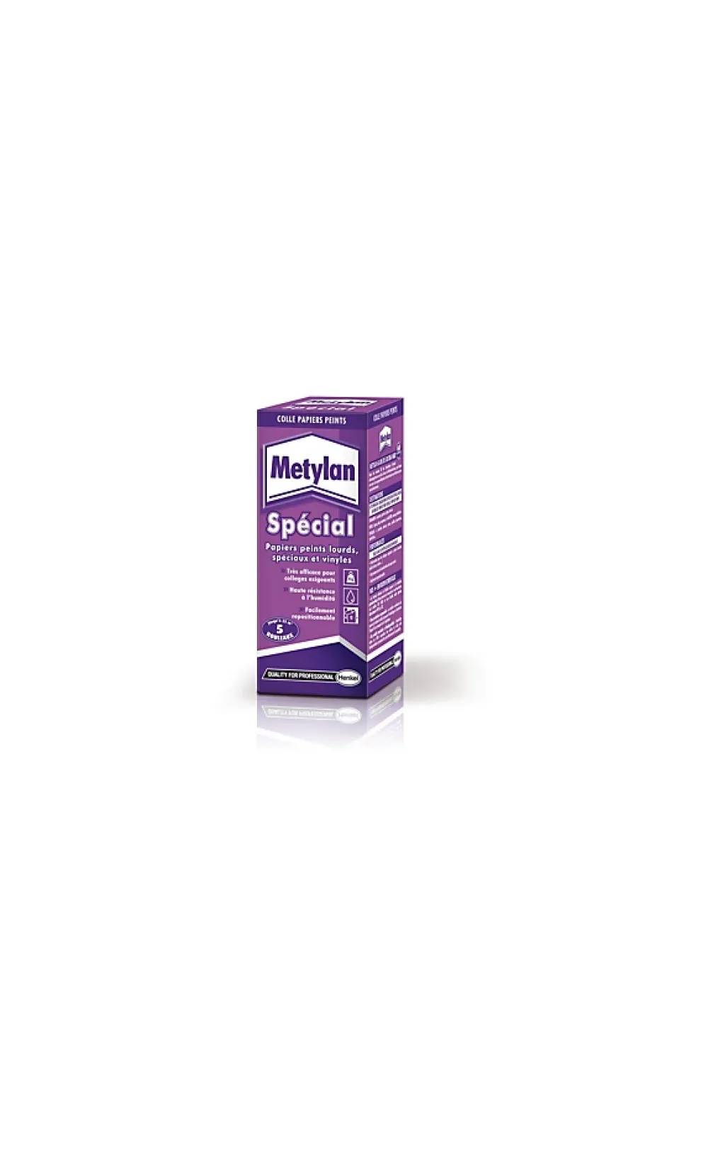 Metylan Colle en poudre - adaptée pour tout papiers peints vinyles - surface de couverture 25 m² - 156816