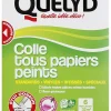 Quelyd Colle Papier Peint-Colle en poudre - adaptée pour tout papiers peints - surface de couverture 32 m² - 30601377
