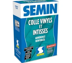 Semin Colle en Poudre pour Papiers Peints Vinyls et Intissés , Boite de 300 g