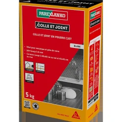 Parexlanko Colle et joint en poudre 5 kg blanc