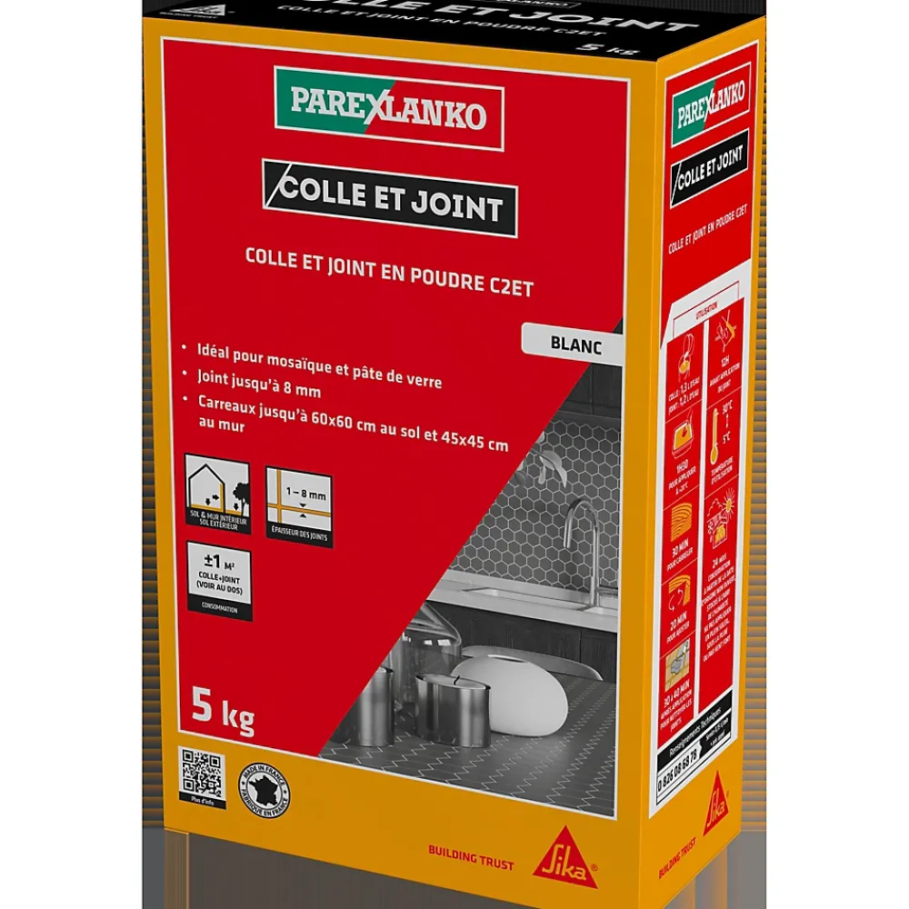 Parexlanko Colle et joint en poudre 5 kg blanc