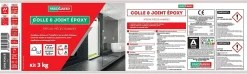 Parexlanko Colle|Colle Carrelage-Colle et joint époxy noir spécial pièces humides 3 kg