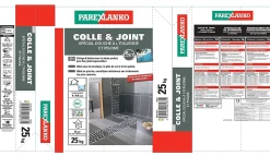 Parexlanko Colle et joint spéciale douche italienne 25 kg
