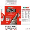 Parexlanko Colle Carrelage-Colle Flex performance Blanc tous type de carreaux 25Kg