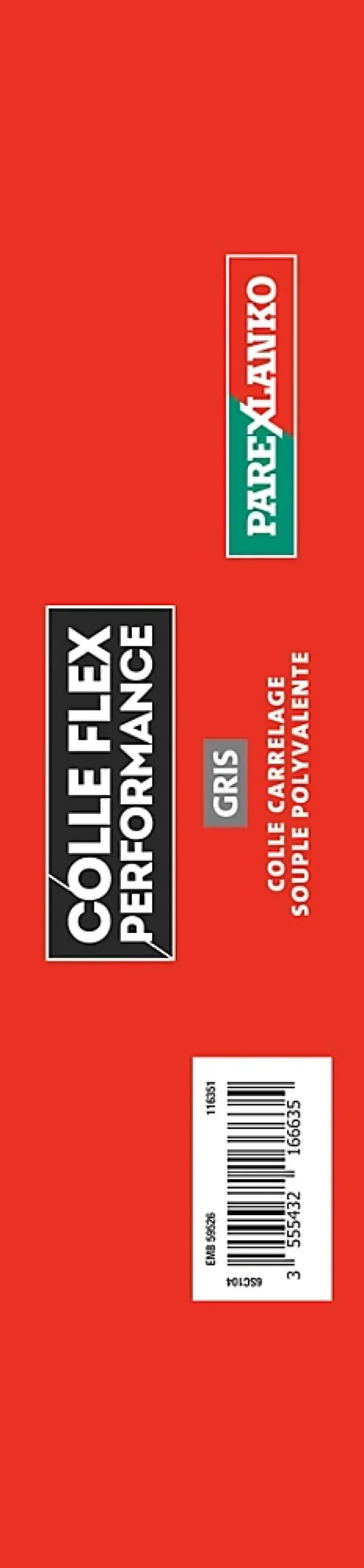 Parexlanko Colle Flex performance gris tous type de carreaux 25Kg